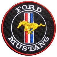 FORD MUSTANG TYGMÄRKE 75mm