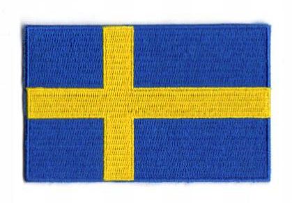 SVERIGE TYGMÄRKE 90x58mm