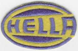 HELLA TYGMÄRKE 82x52mm