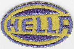 HELLA TYGMÄRKE 82x52mm