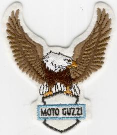 MOTO GUZZI TYGMÄRKE 112x95mm