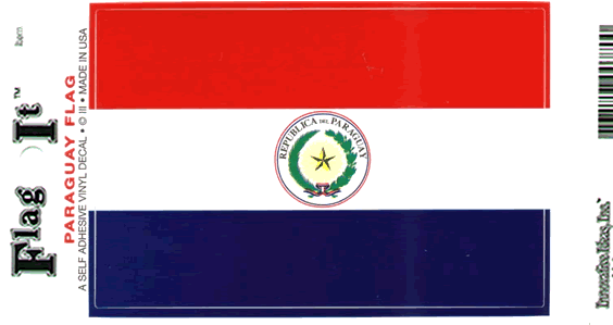 PARAGUAY DEKAL 127X90MM