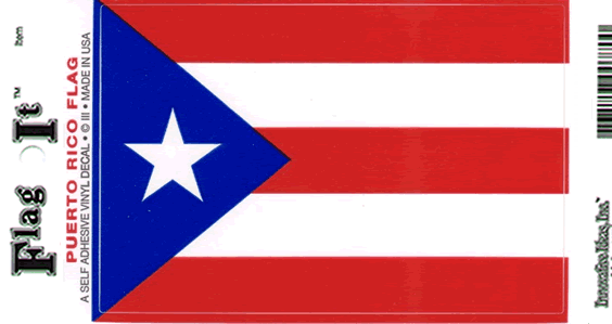 PUERTO RICO DEKAL 127X90MM