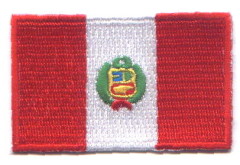 PERU TYGMÄRKE 65x38mm