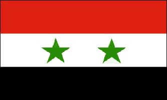 SYRIEN FLAGGA 90X60CM