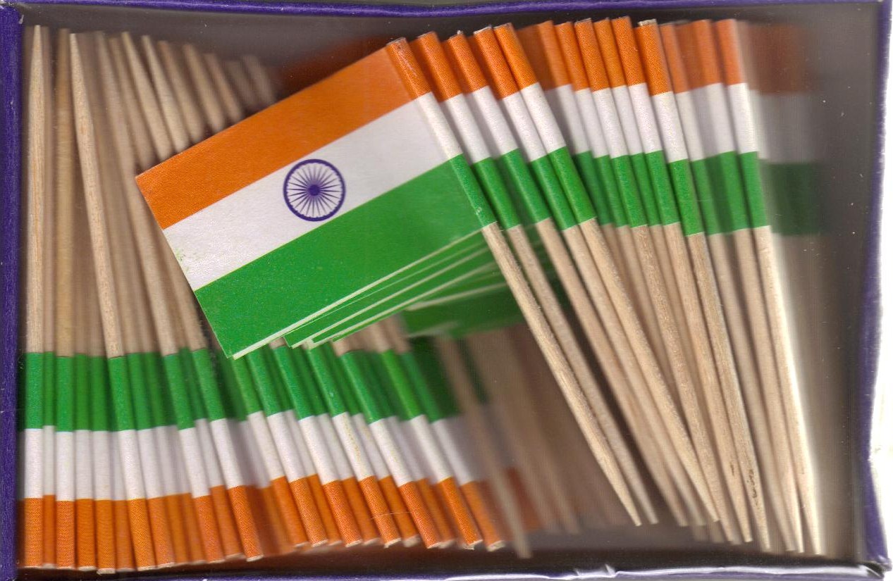 INDIEN COCKTAILFLAGGOR 100st
