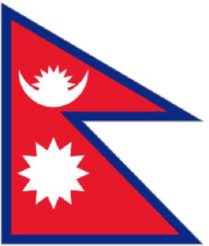 NEPAL FLAGGA 150X90CM