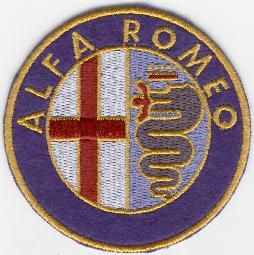 ALFA-ROMEO TYGMÄRKE 84mm