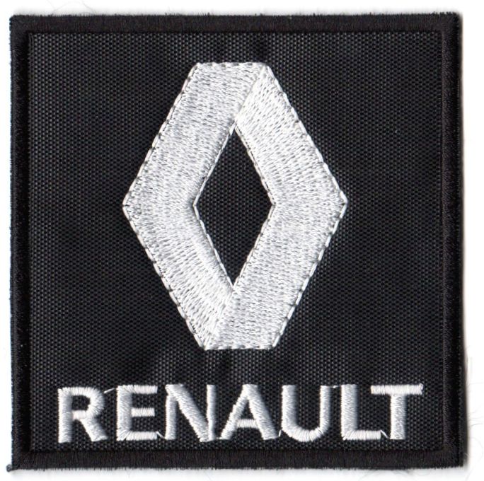 RENAULT TYGMÄRKE 77X77mm