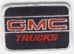 GMC TRUCKS TYGMÄRKE 77x52mm