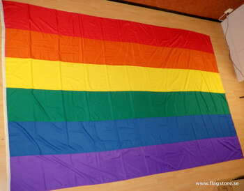 PRIDE SYDD FLAGGA PREMIUM KVALITET 300X180CM FÖR FLAGGSTÅNG 11-12 METER