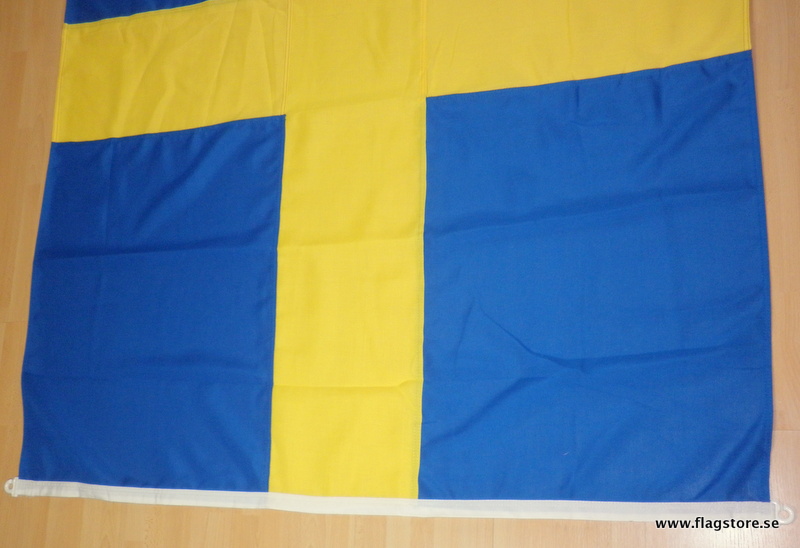 SVERIGE SYDD FLAGGA PREMINUM KVALITET 200X125CM FÖR FLAGGSTÅNG 8 METER