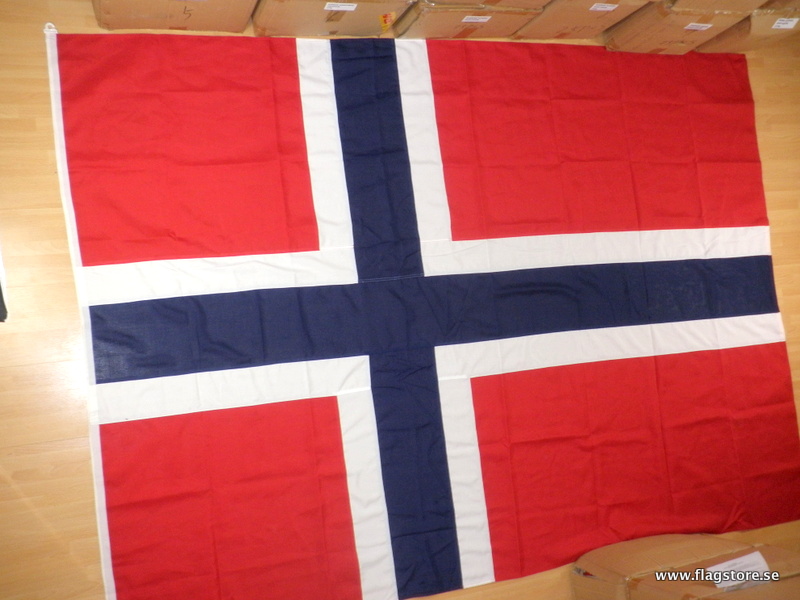 NORGE SYDD FLAGGA PREMINUM 300X218CM FÖR FLAGGSTÅNG 12 METER