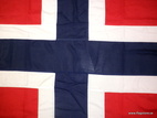 NORGE SYDD FLAGGA PREMINUM 300X218CM FÖR FLAGGSTÅNG 12 METER