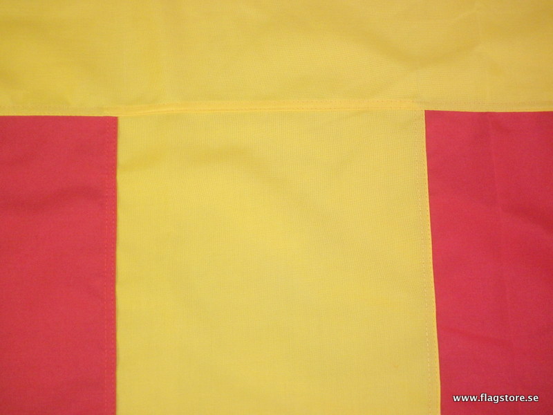 SKÅNE SYDD FLAGGA PREMINUM 240X200CM FÖR FLAGGSTÅNG 10 METER