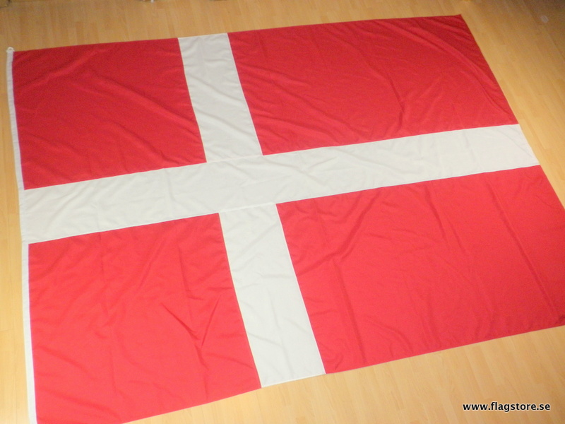 DANMARK SYDD FLAGGA PREMINUM KVALITET 300X227CM FÖR FLAGGSTÅNG 12 METER