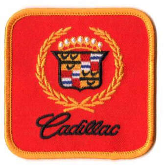 CADILLAC TYGMÄRKE 75mm