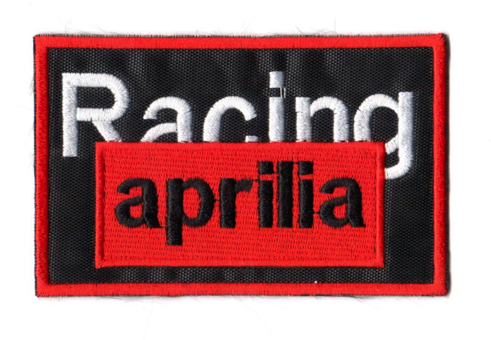 APRILIA RACING TYGMÄRKE 100x63mm