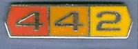 OLDSMOBILE 442 PIN