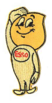 ESSO TYGMÄRKE 77x35mm