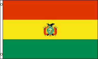 BOLIVIA FLAGGA 90X60CM