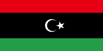 LIBYEN FLAGGA 90X60CM