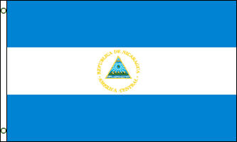NICARAGUA FLAGGA 90X60CM