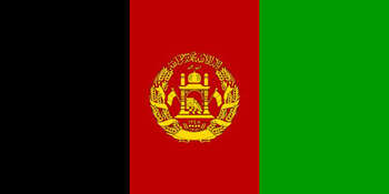AFGHANISTAN FLAGGA ÄLDRE 2001-2004 150X90CM