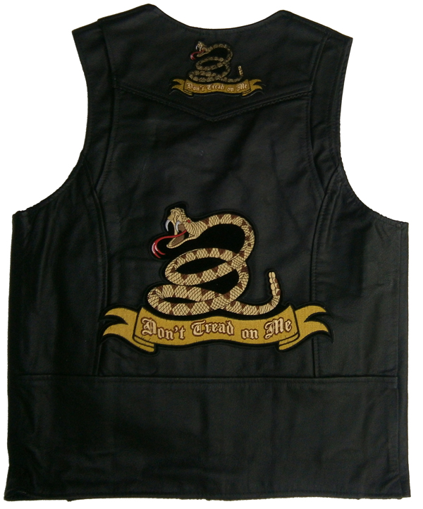 DON'T TREAD ON ME RYGGMÄRKE 300x200mm