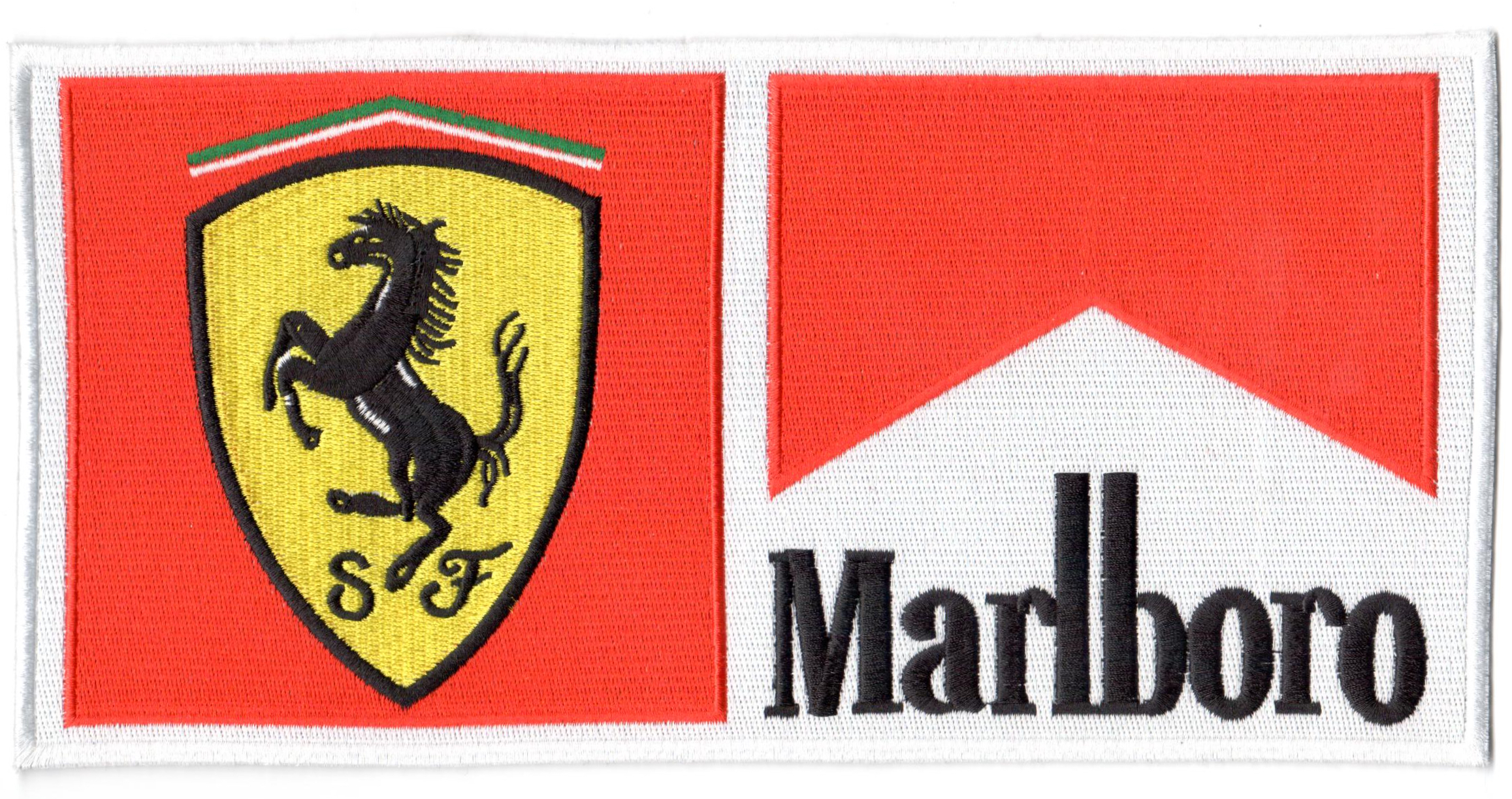 FERRARI-MARLBORO RYGGMÄRKE 275x135mm