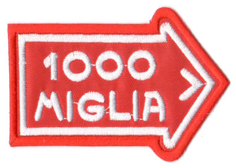 1000 MIGLIA TYGMÄRKE 93X64mm