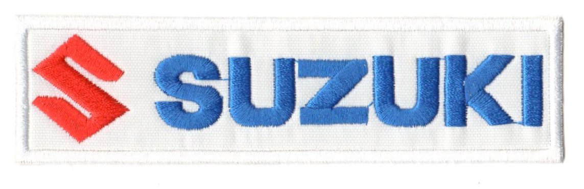 SUZUKI TYGMÄRKE 135x36mm