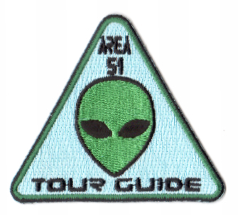 AREA 51 TOUR GUIDE 76x66mm