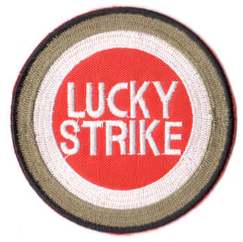 LUCKY STRIKE TYGMÄRKE 80mm
