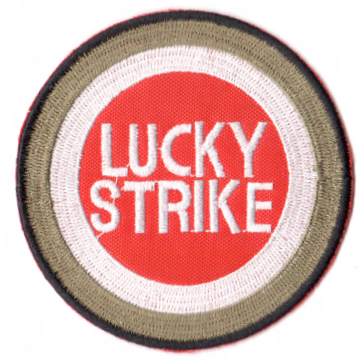 LUCKY STRIKE TYGMÄRKE 80mm