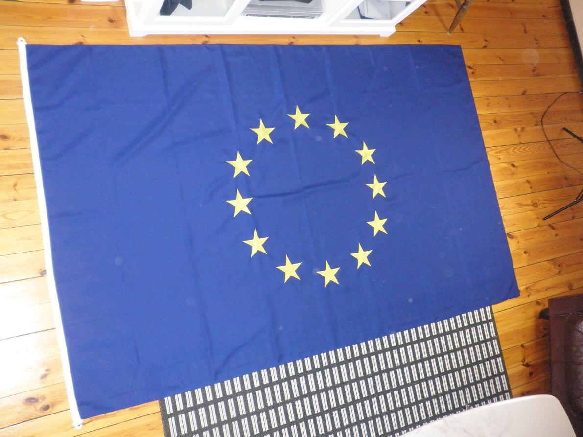 EU SYDD FLAGGA PREMINUM KVALITET 300X200CM FÖR FLAGGSTÅNG 12 METER