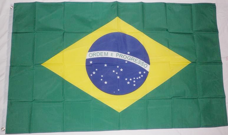 BRASILIEN FLAGGA 150X90CM