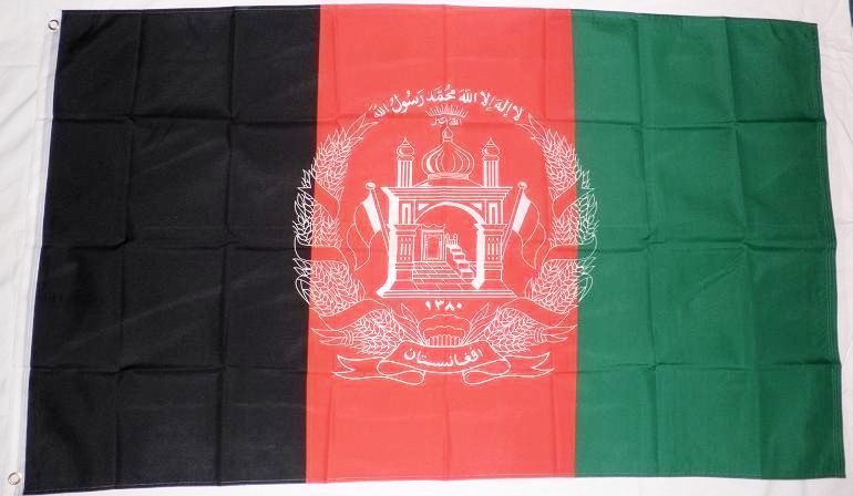 AFGHANISTAN FLAGGA 90X60CM