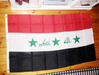IRAK FLAGGA 150X90CM 2004-2008