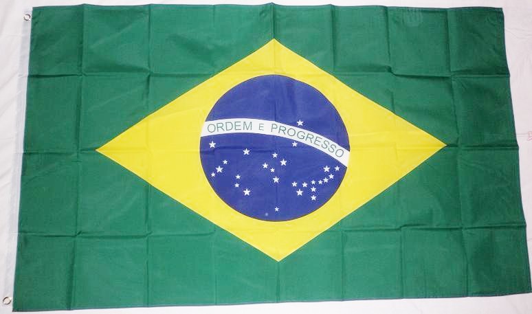 BRASILIEN FLAGGA 90X60CM
