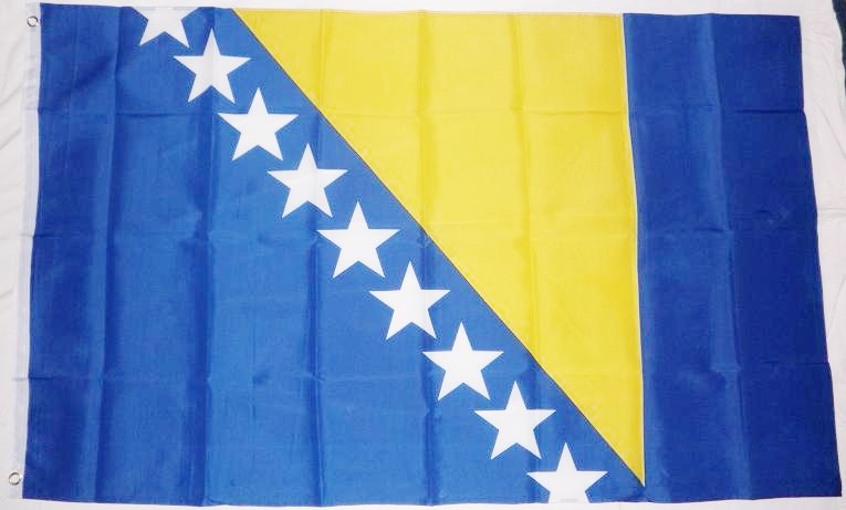 BOSNIEN-HERCEGOVINA FLAGGA 150X90CM