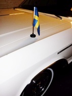 SVERIGE SKÄRMFLAGGA *NU MED STARKARE OCH STÖRRE MAGNET*