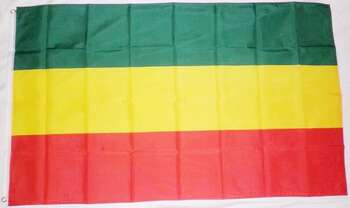 ETIOPIEN FLAGGA 90X60CM