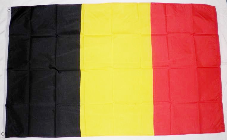 BELGIEN FLAGGA 150X90CM