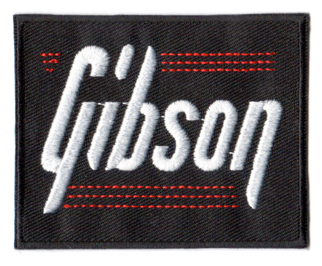 Gibson tygmärke - patch 77x61mm