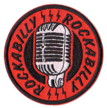 Rockabilly tygmärke - patch 77mm