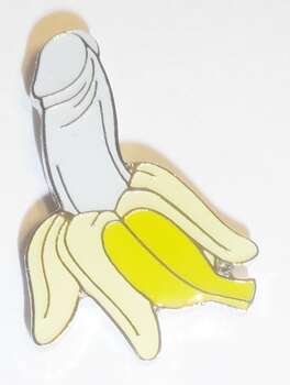 Ståndaktig Banan Pin 26x17mm