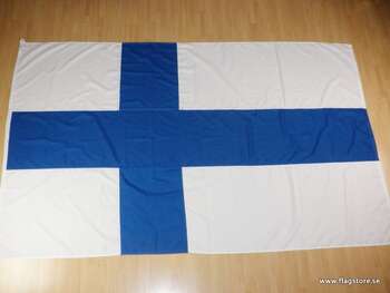 FINLAND SYDD FLAGGA PREMINUM 240X150CM FÖR FLAGGSTÅNG 10 METER