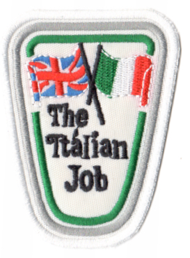 The Italian Job tygmärke - patch 83x63mm