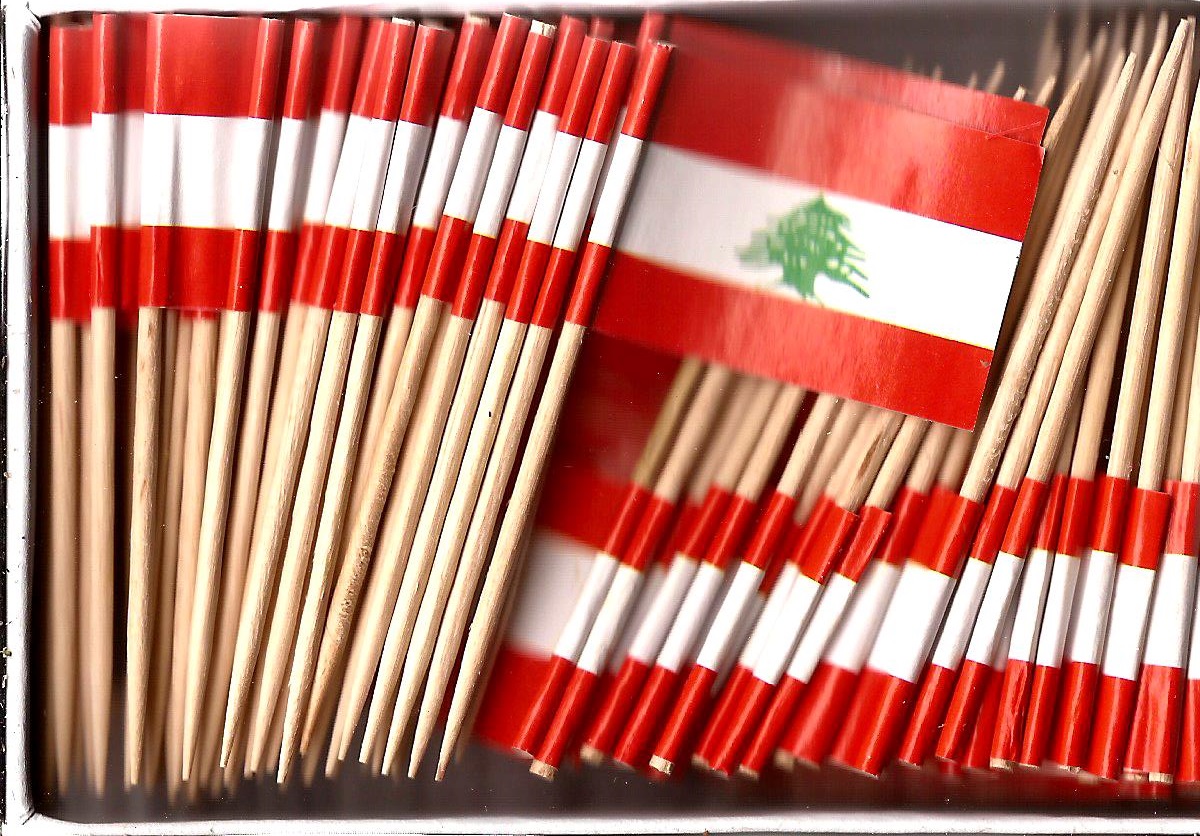 LIBANON COCKTAILFLAGGOR 100st